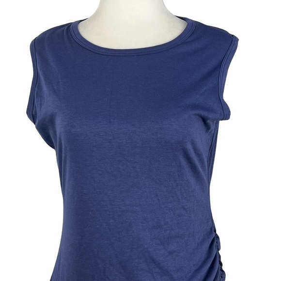 QEARAL CASUAL RUCHED‎ MINI SLEEVELESS DRESS - Picture 5 of 14